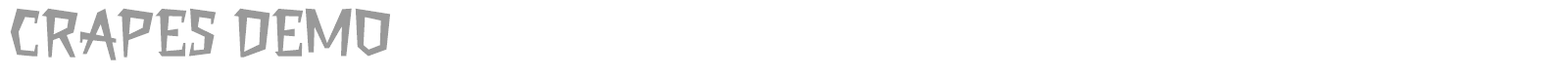 Crapes font preview